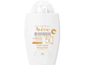 کرم ضد آفتاب بی رنگ فلوئید مینرال اون SPF50 حجم 40 میلیلیتر