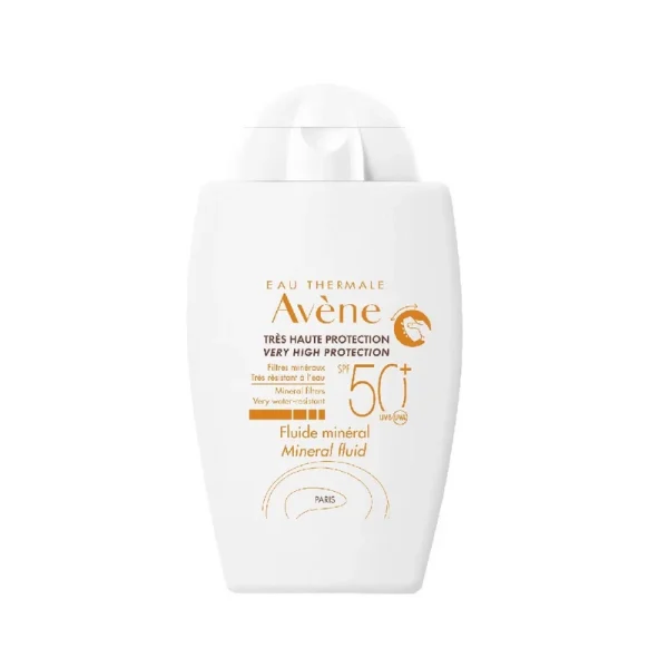 کرم ضد آفتاب بی رنگ فلوئید مینرال اون SPF50 حجم 40 میلی‌لیتر