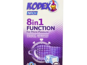 کاندوم ناچ کدکس مدل  8in1 Function بسته 10 عددی