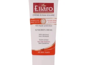 کرم ضد آفتاب و ضد لک الارو با +SPF 50 حجم 40 میلی‌لیتر بدون رنگ (Ellaro SPF 50+ Sunscreen and Dark Spot Treatment 40ml)